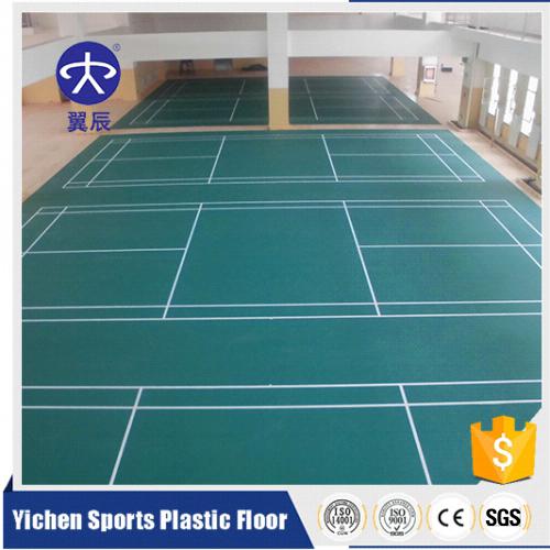 新疆喀什市羽毛球場PVC運(yùn)動地板，羽毛球館PVC塑膠地板